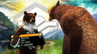 **SUPER RARE** Diamond Cinnamon Black Bear Completes Insane Great One Multimount! Call of the wild