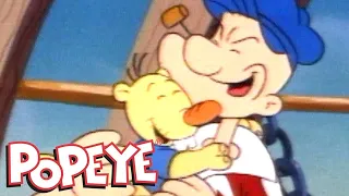 Popeye Salva Uma Família! | Popeye & Filho | Episódio Completo