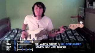 Hillsong United "Salvation Is Here" bass tab/cover in E Standard — Key of "B"