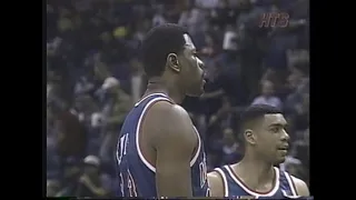1997 02 11 New York Knicks at Washington Bullets the fab 5 of the league  Chris Webber and the crew