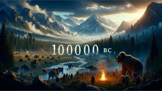 Humanity 100000 BC: Life Before History Began!🗿