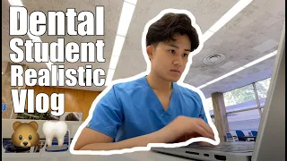 UCLA D1 Dental Student Realistic Day in the Life I First Time Waxing in Lab I Thinh Tran