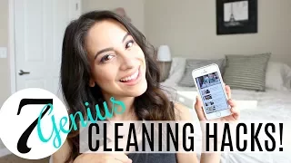 7 Genius Cleaning Hacks From YOU! | Justine Marie