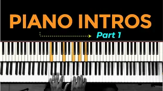 Piano Intro Ideas - Part 1 (Beginner)