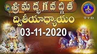 శ్రీమద్భగవద్గీత | SRIMADBHAGAVADGITA | TIRUMALA | 03-11-2020 | SVBC TTD