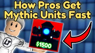 How PROS get Mythic Units *FAST* in [💥EP 57] Toilet Tower Defense (ROBLOX)