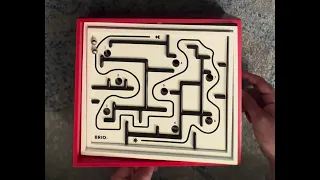 BRIO Labyrinth Game (Beginner -- Two Marbles... Back & Forth)