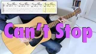 Red Hot Chili Peppers - Can't Stop (guitar cover, tab)