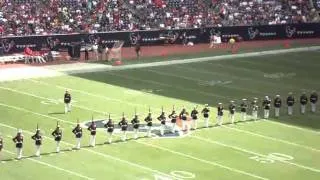 Texans vs Chiefs Halftime show with Marine Corps Silent Drill Platoon