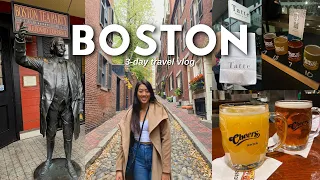 FIRST TIME TRAVELLING TO BOSTON, MASSACHUSETTS // 3-Day Travel Vlog in the United States