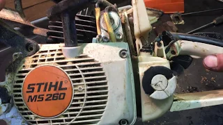 Stihl 260 ЦПГ просто так не задирает