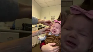 Baby hearing for the first time (getting HEARING AIDS)