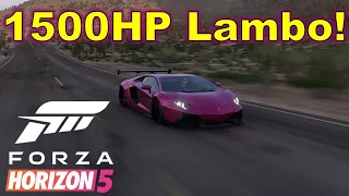 Forza Horizon 5 - 1500HP Widebody Lambo!