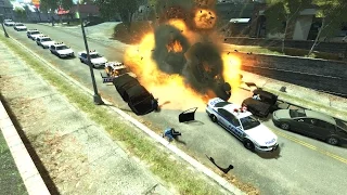 GTA IV, Police mass suicide