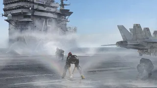 Reasons Why US Built Sprinklers on its Aircraft Carrier Decks