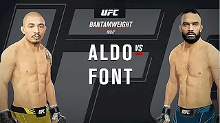 UFC Fight Night | Jose Aldo vs Rob Font | Full Fight Highlights | Aldo vs Font