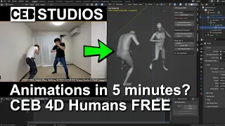 CEB 4D Humans FREE for Blender