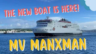 The New Boat is Here! First arrival of the Manxman the new Isle of Man Steam Packet Ferry to Douglas