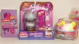 Num Noms Smores Frappe Silly Shakes Snackables Blind Bags Smoosh Cakes Toy Unboxing & Review