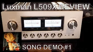 Luxman L509X Integrated HiFi Amplifier Review Song Demo + Chord Qutest KEF Reference JPlay