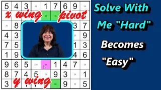 How to Solve a Hard Level Sudoku Puzzle with an XY Wing
