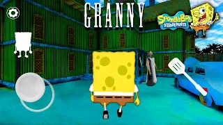 How to play as Spongebob in Granny 3! Funny moments at granny's house!