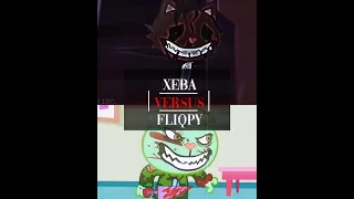 Fliqpy #vs Xeba #shorts #htfamnesia #htf #1v1 #happytreefriendsamnesia #happytreefriends