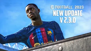 Efootball 2023 New Update Version 2.3.0 Barcelona vs Bayern Munich | PC