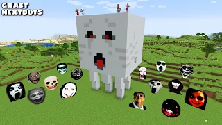 SURVIVAL GHAST HOUSE WITH 100 NEXTBOTS in Minecraft - Gameplay - Coffin Meme