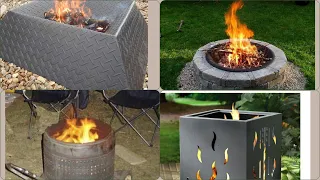 unique diy metal fire pit design | Stop the Smoke, Do THIS to Your Fire Pit | #diy #fire