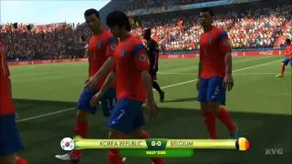 2014 FIFA World Cup Brazil - South Korea vs Belgium Gameplay [HD]