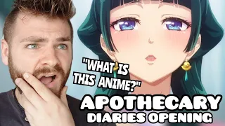 First Time Hearing Ryokuoushoku Shakai "Be a flower" | The Apothecary Diaries Opening | REACTION!!