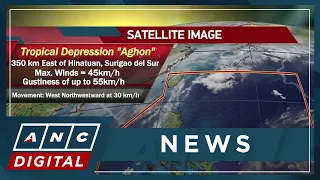 Signal No. 1 raised over eastern Samar, Dinagat, Siargao, Bucas Grande islands amid TD 'Aghon' | ANC