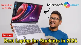 Best Laptop for Students in 2024..? Lenovo IdeaPad Slim 5 with Microsoft Copilot AI 🔥