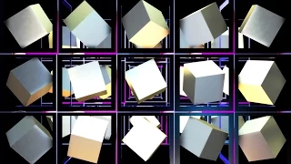 Hollow Cubes Formation // VJ LOOPS