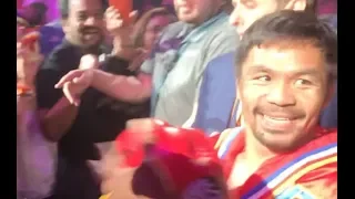 MANNY PACQUIAO FULL FIGHT RING WALK AND RING EXIT VS THURMAN