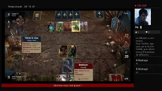 [LIVE] UN PETIT JEU DE CARTES POUR SE DÉTENDRE GWENT/FR/PS4