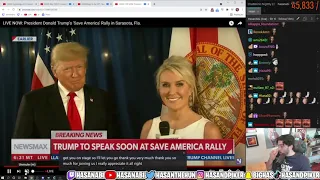 2/2 HasanAbi July 3, 2021 – Florida TRUMP RALLY, Keys to the VIP REACT, Hasan "says" a No No Word