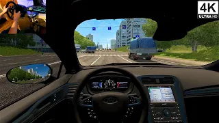 City Car Driving - Ford Fusion 2017 (City Drive) | Thrustmaster T300RS