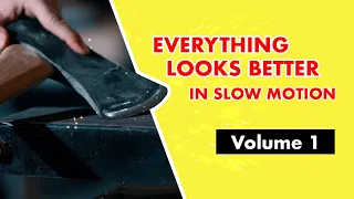 EVERYTHING Looks Better In Slow Motion! (part 01) Power Tools 4K