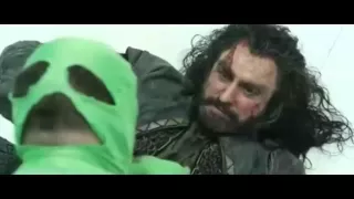 The Hobbit  The Battle of the Five Armies   Extended Edition  Dwalin Helping Thorin   Deleted Scene