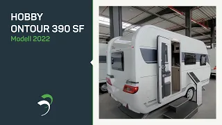 Kleiner Wohnwagen für Einsteiger. | HOBBY Ontour 390 SF | MJ 2022 | #caravancenterbocholt
