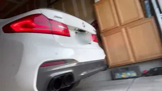 BMW M550i Cold Start Exhaust Sound (Part-1)