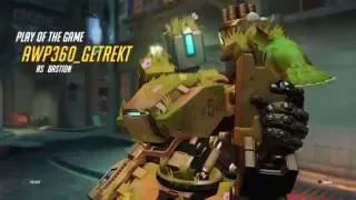 Overwatch Play Of The Game: Bastion on King's Row