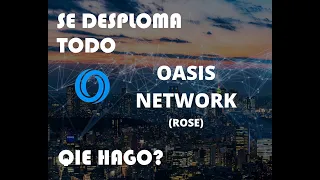 ROSE Y DOT:¡SE DESPLOMA TODO Y EN ROJO!¿QUE HACEMOS? Analisis Oasis Network HOY Polkadot y mas
