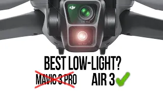 The Air 3 Gets BETTER LOW-LIGHT Than The Mavic 3 Pro | According to Science