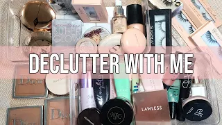 DECLUTTERING (ALMOST) ALL MY MAKEUP // MAKEUP DECLUTTER 2023