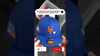 New York Mets MLB Team Heart Blue New Era 59fifty Fitted Cap 💙 #fittedhats #short #fitteds #hat