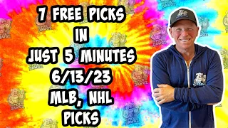 MLB, NHL Best Bets for Today Picks & Predictions Tuesday 6/13/23 | 7 Picks in 5 Minutes