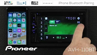 How To - Pioneer AVH-110BT - iPhone Bluetooth Pairing